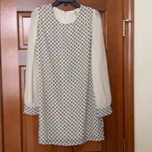 LosAngel cream and black dress.